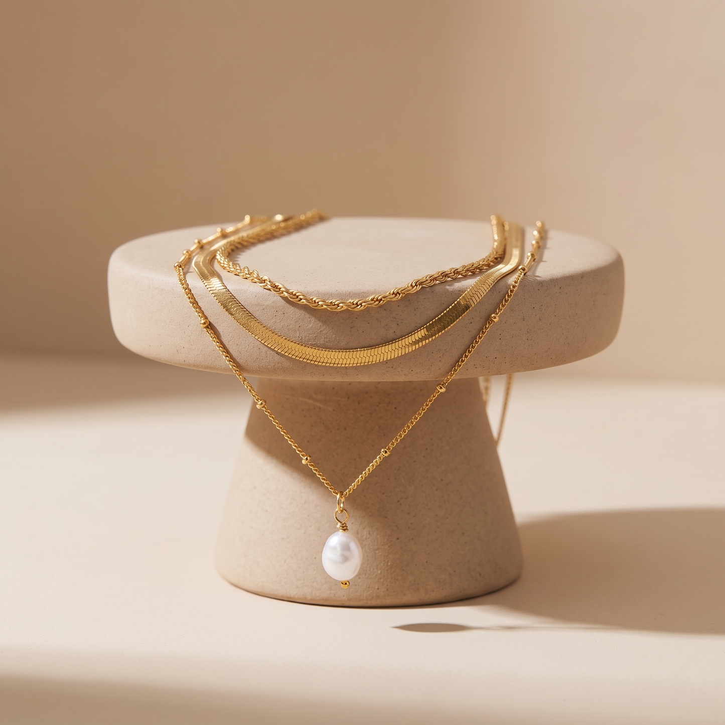 Asea Essential Necklace Trio Set — angle