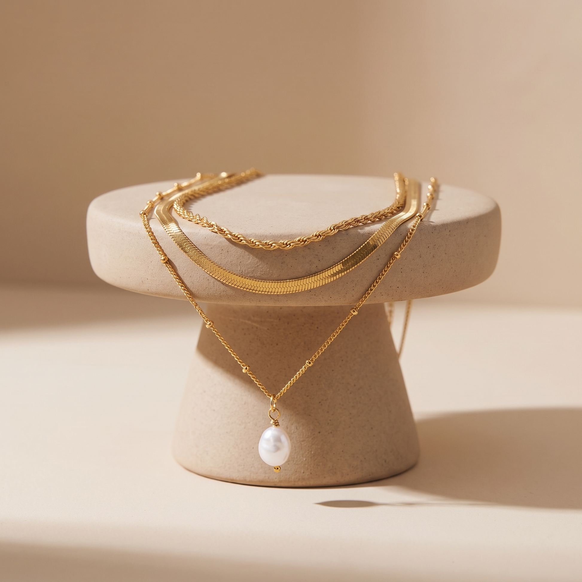 Asea Essential Necklace Trio Set — angle