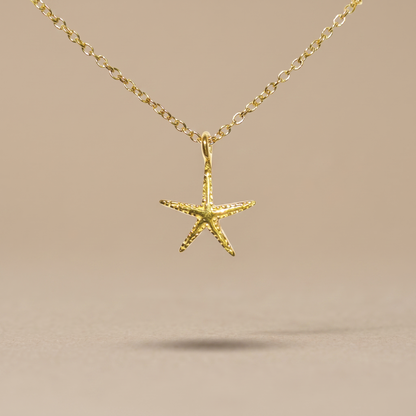 Asea Starfish Charm Necklace — front view