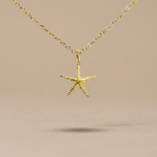 Asea Starfish Charm Necklace — front view