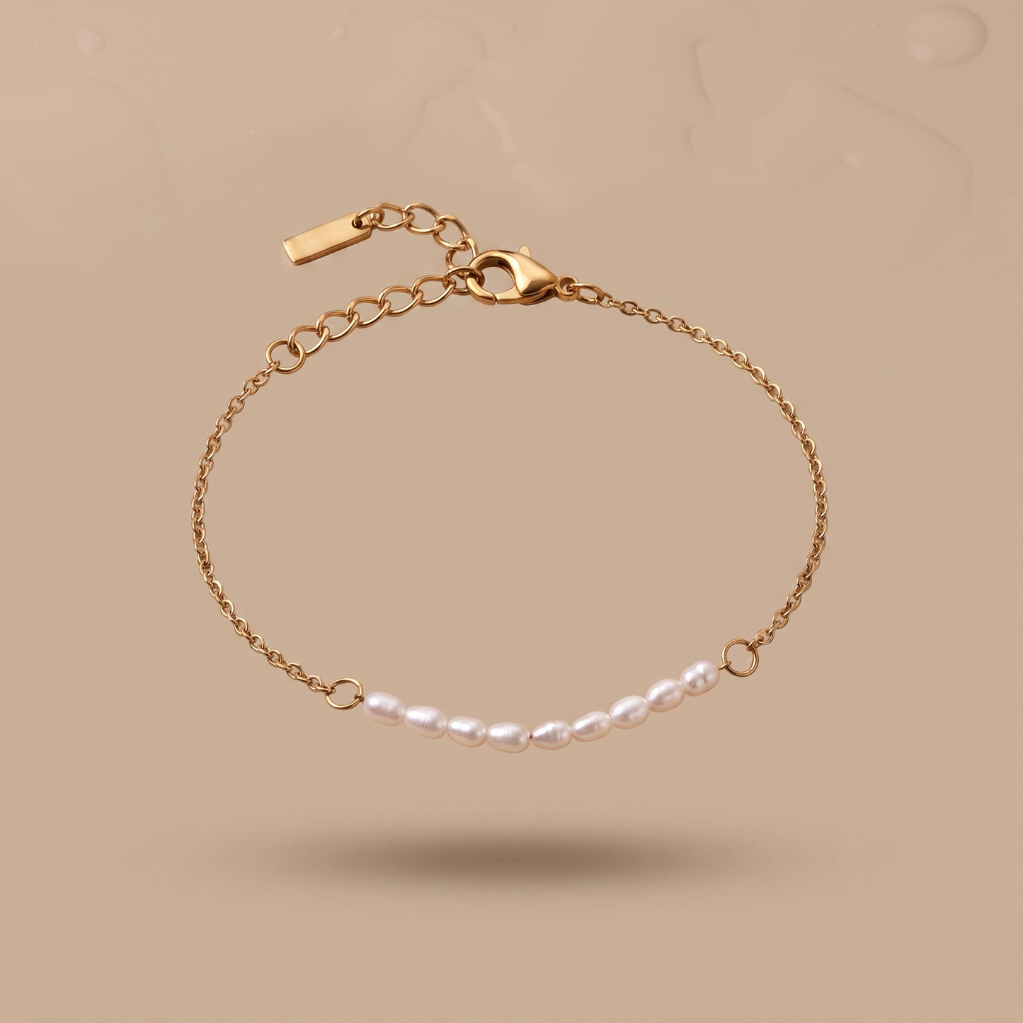 Asea Dainty Freshwater Pearl Bracelet — front view