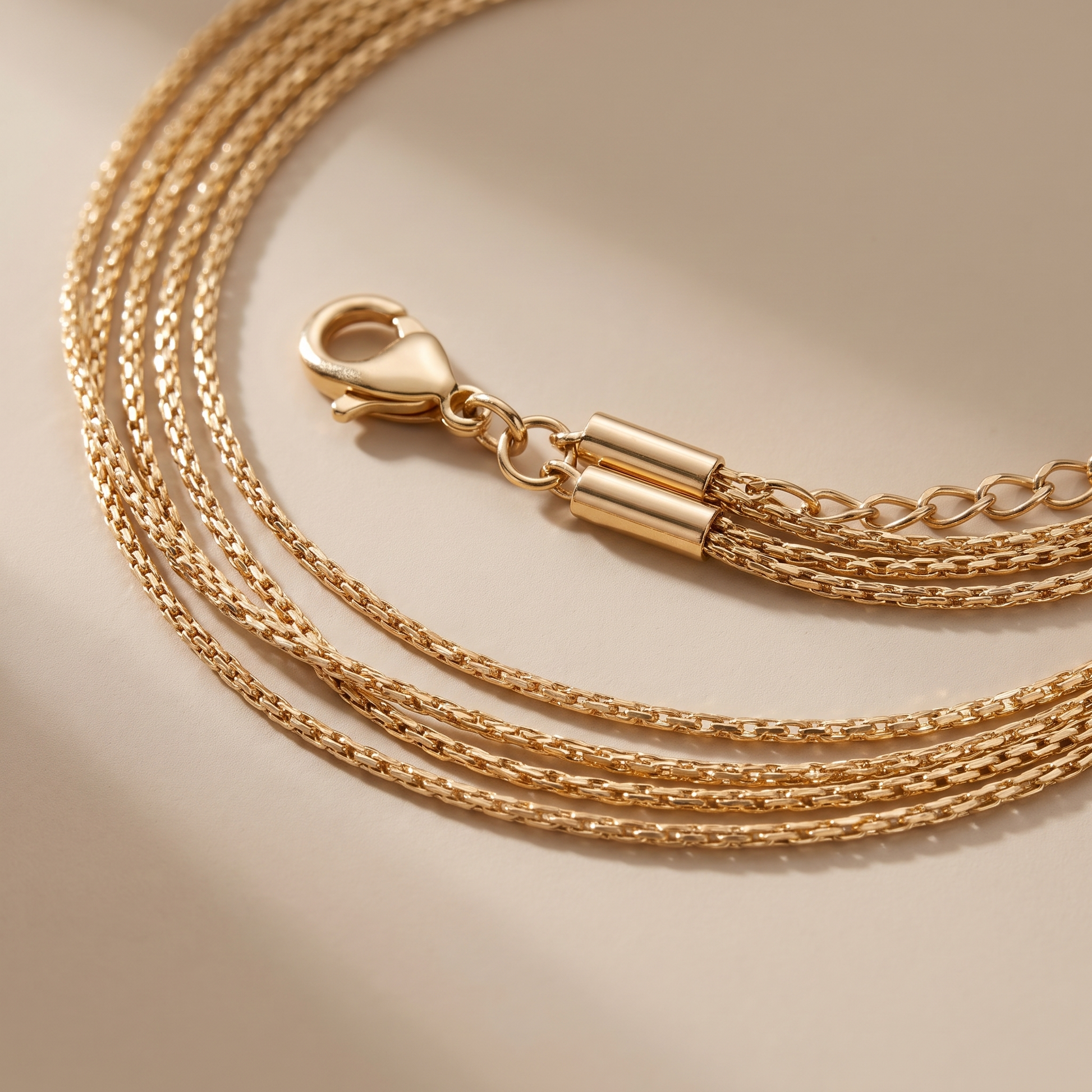 Asea Boardwalk Multi-Layer Choker — close-up detail