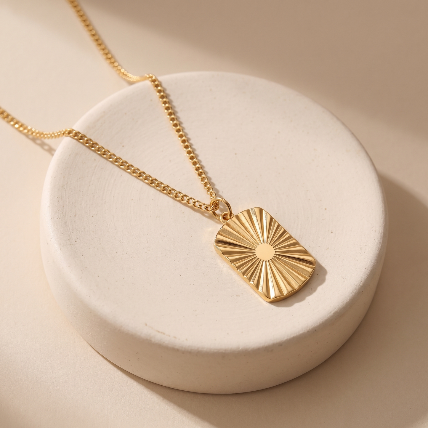Asea Shoreline Sunray Necklace — angle