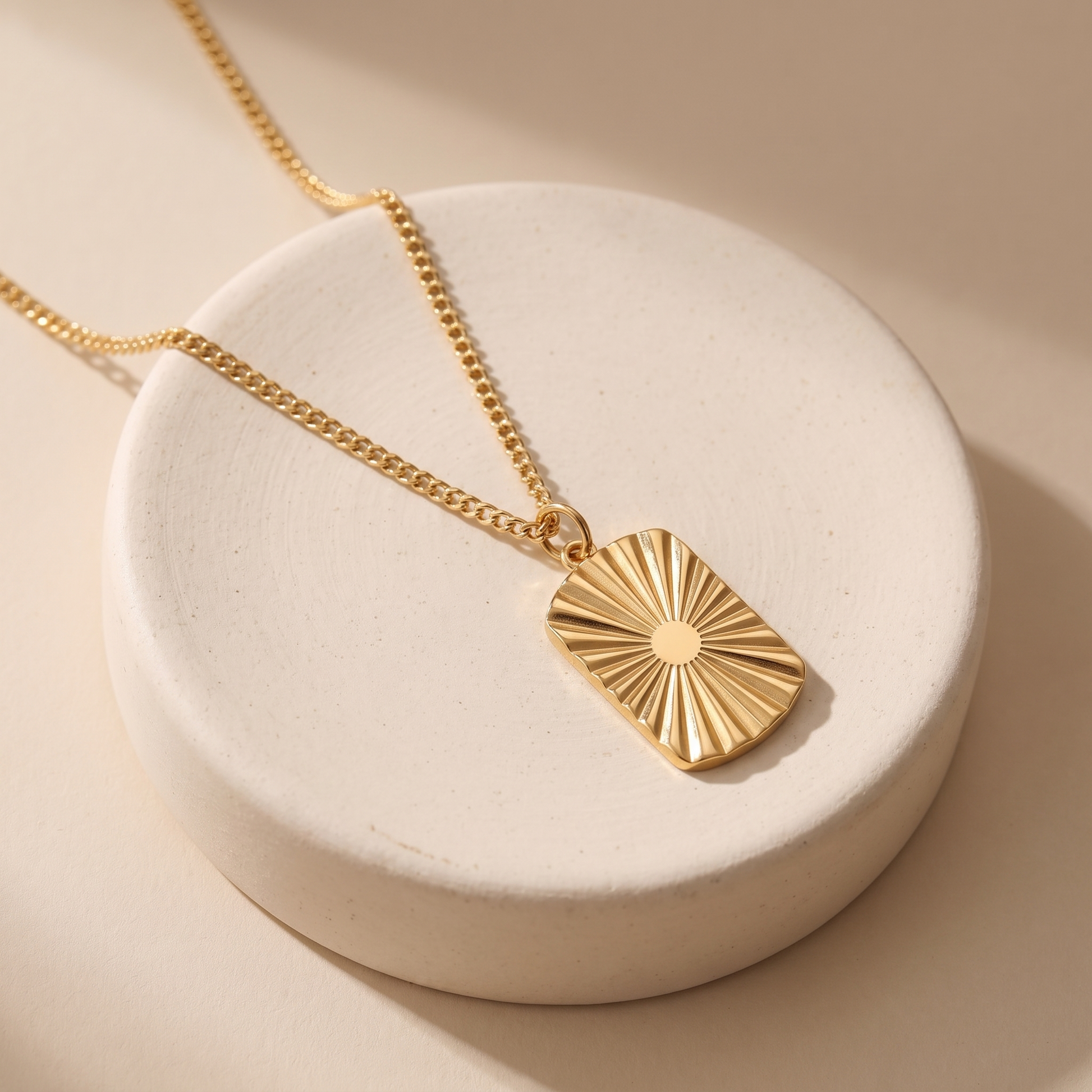 Asea Shoreline Sunray Necklace — angle