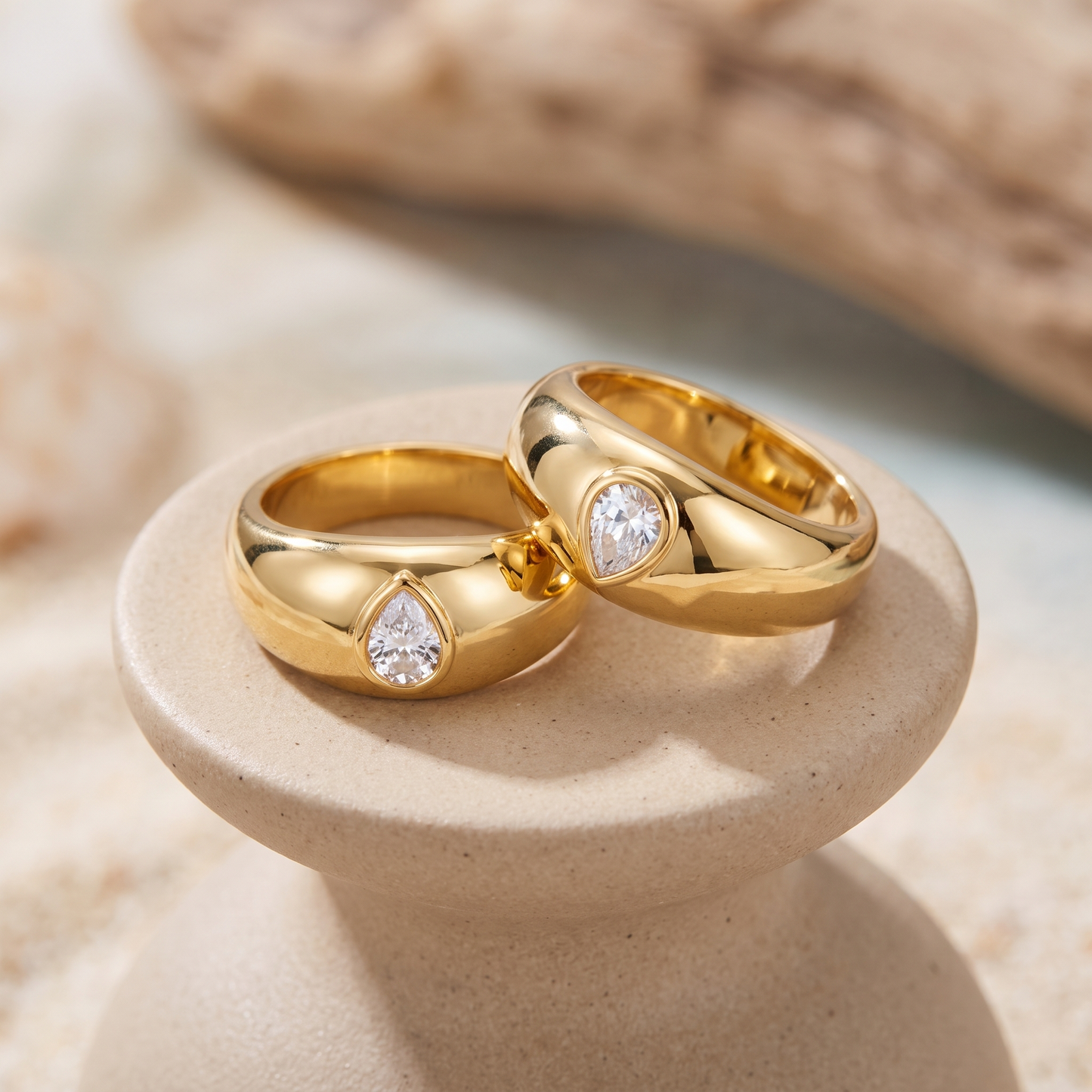 Asea Unity Zircon Rings Duo — angle