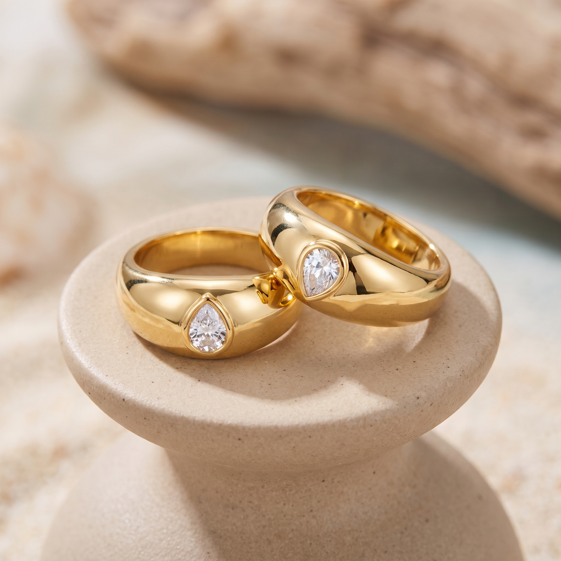 Asea Unity Zircon Rings Duo — angle