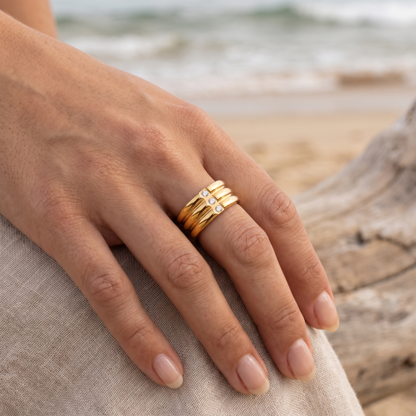Asea Astral Statement Ring — worn by model