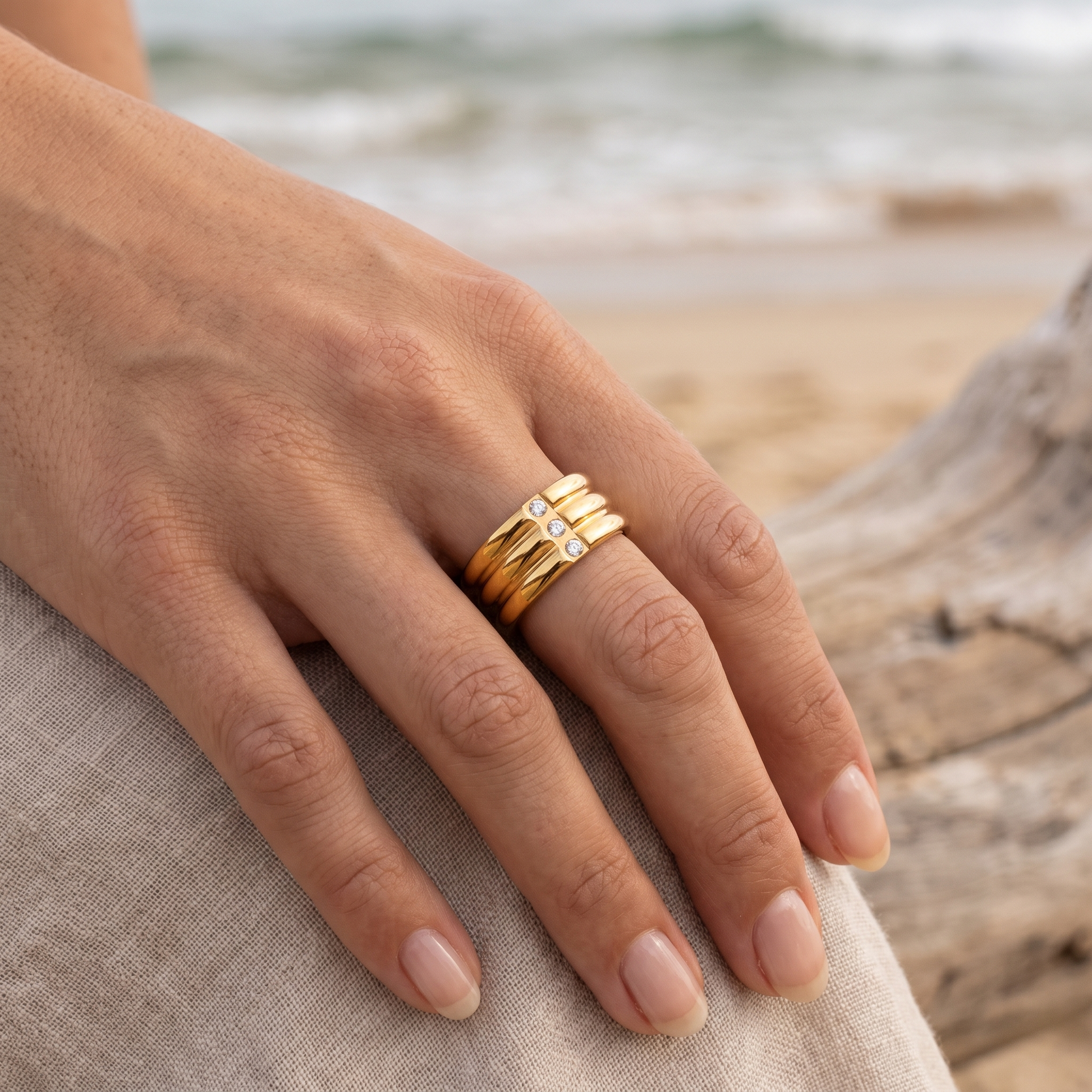 Asea Astral Statement Ring — worn by model