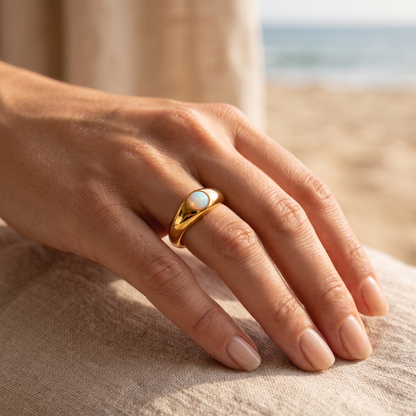 Asea Natural Opal Ring — worn by model
