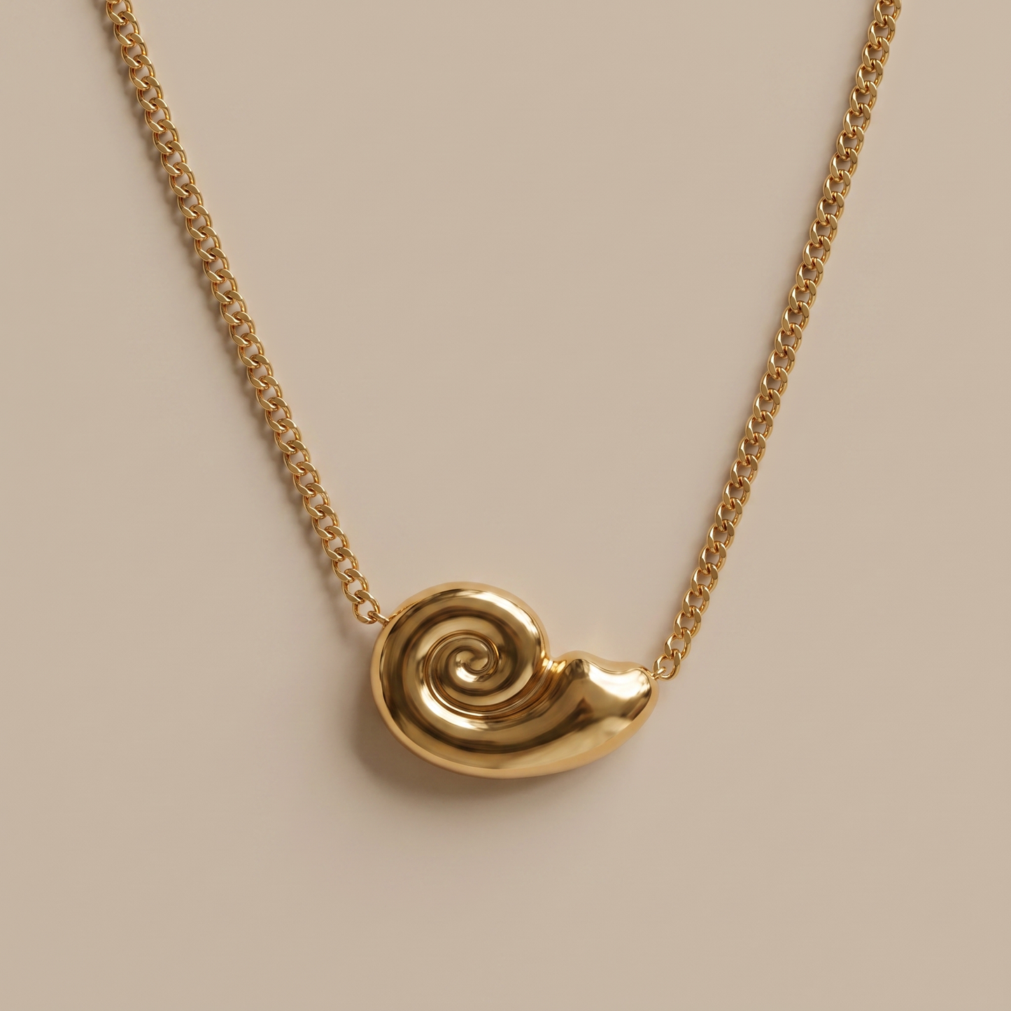 Asea Nautilus Shell Choker — front view