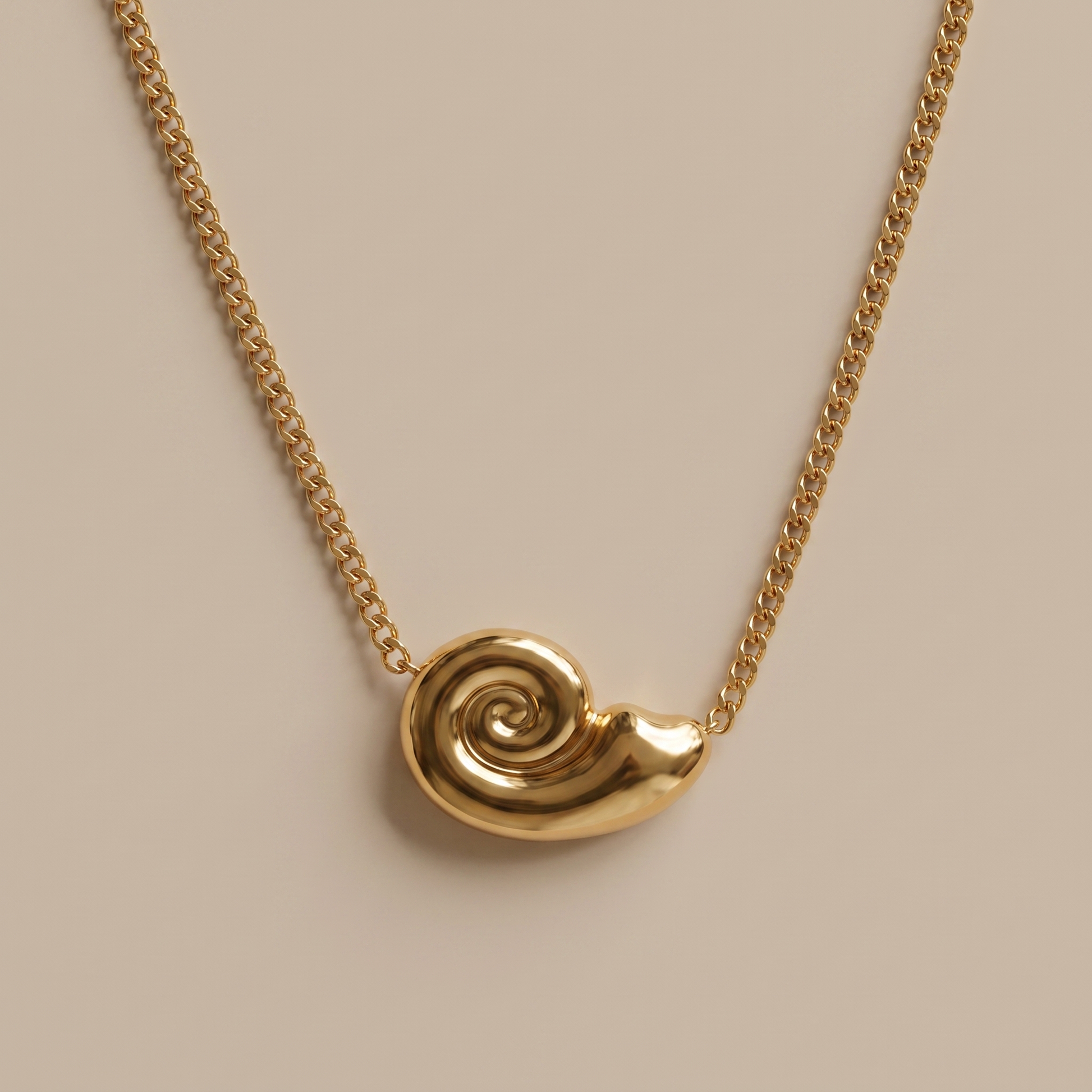 Asea Nautilus Shell Choker — front view
