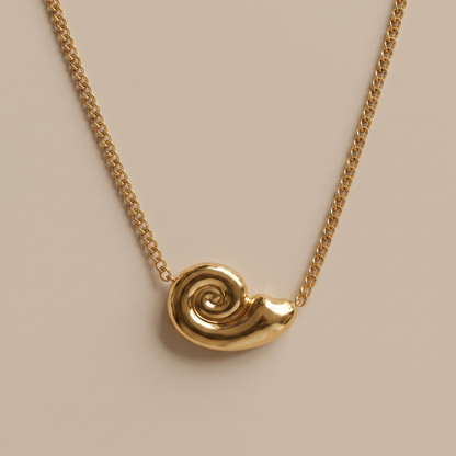 Asea Nautilus Shell Choker — front view