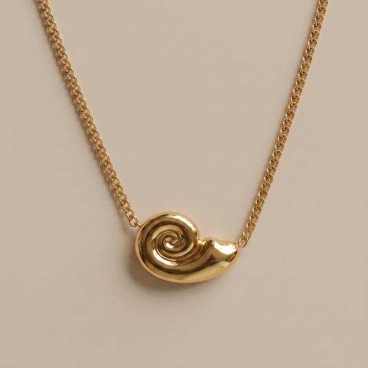 Asea Nautilus Shell Choker — front view