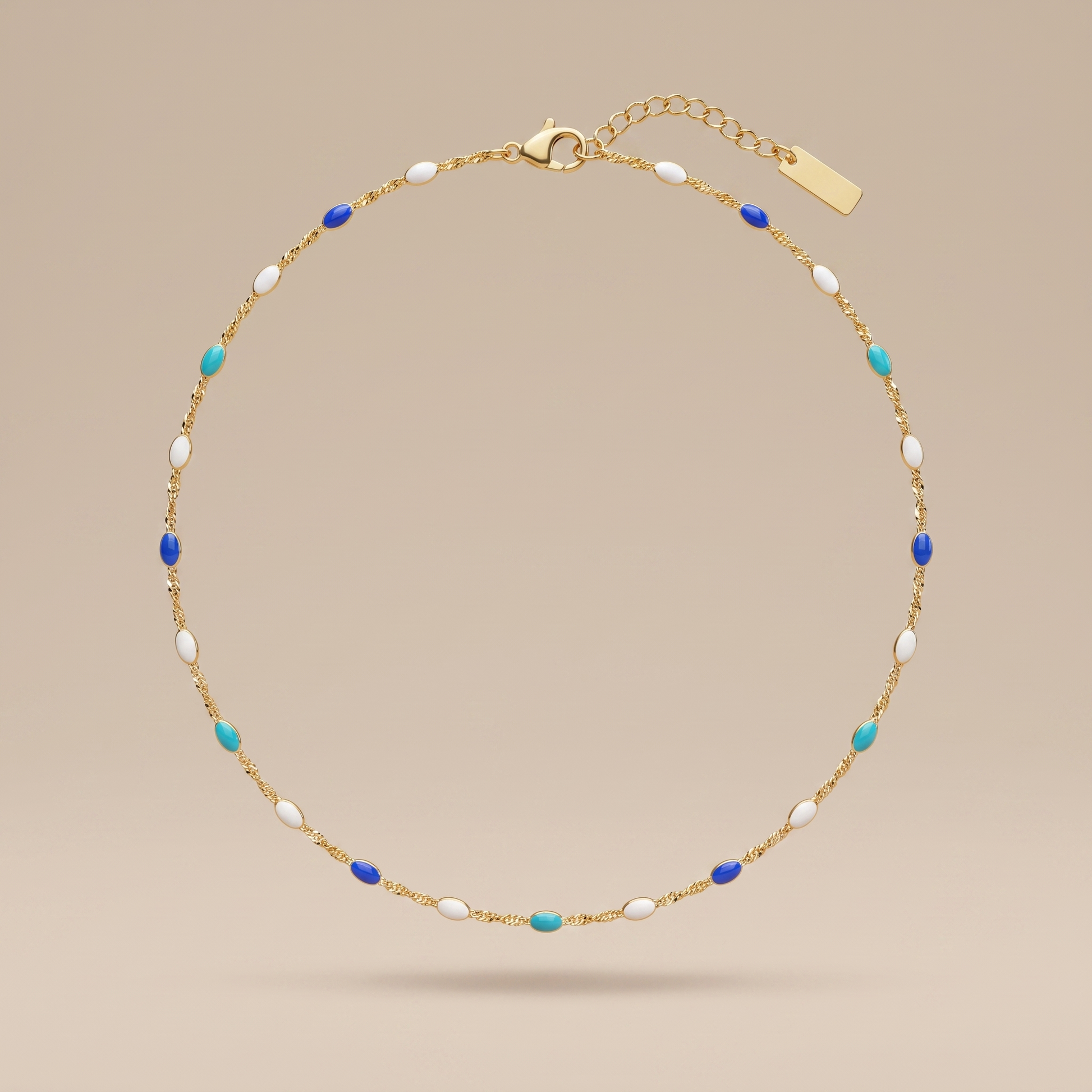 Asea Menorca Enamel Choker — front view