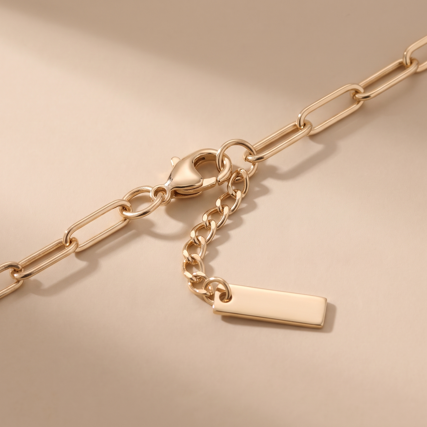 Asea Vieques Paperclip Chain Bracelet — close-up detail
