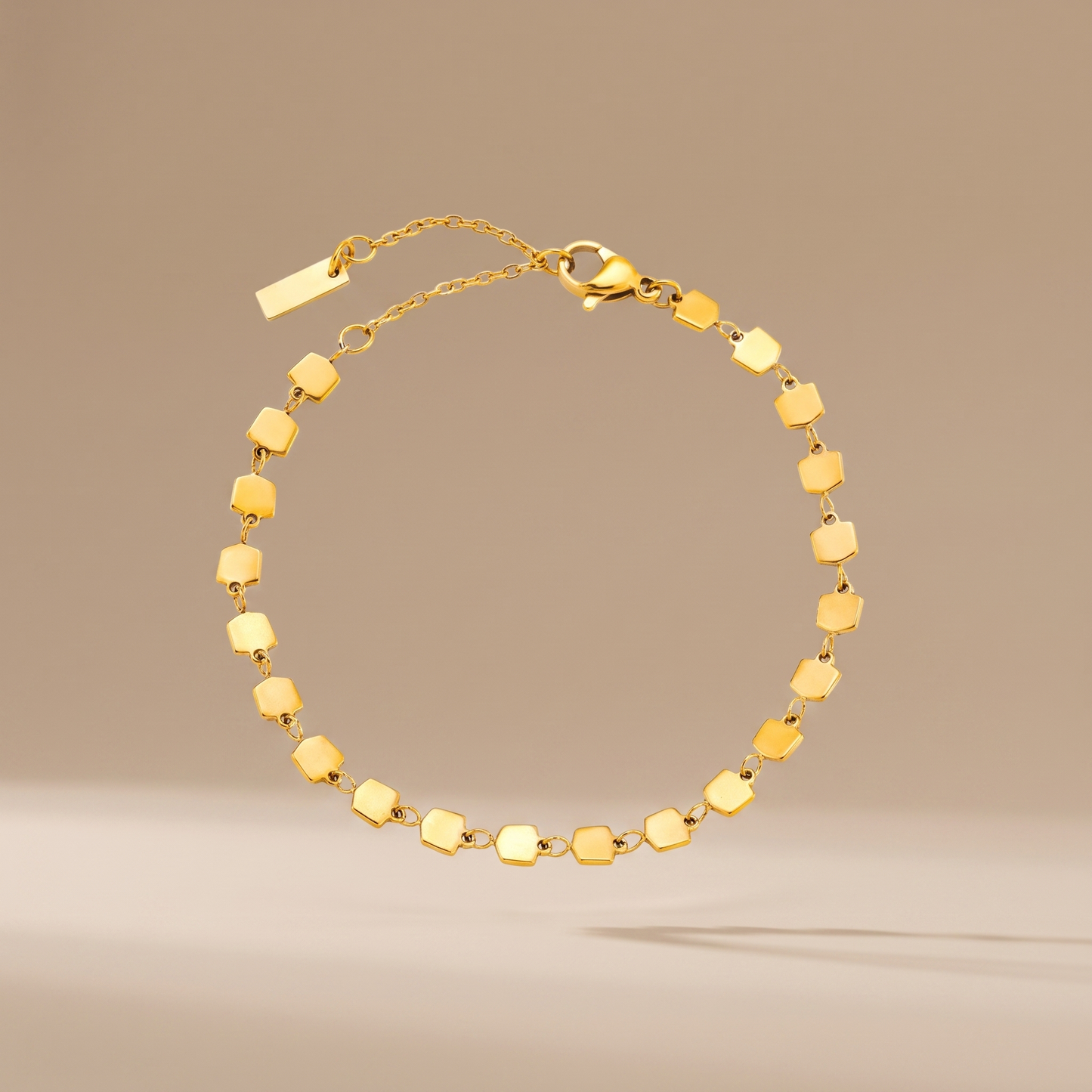 Asea Sunlit Tile Bracelet — front view