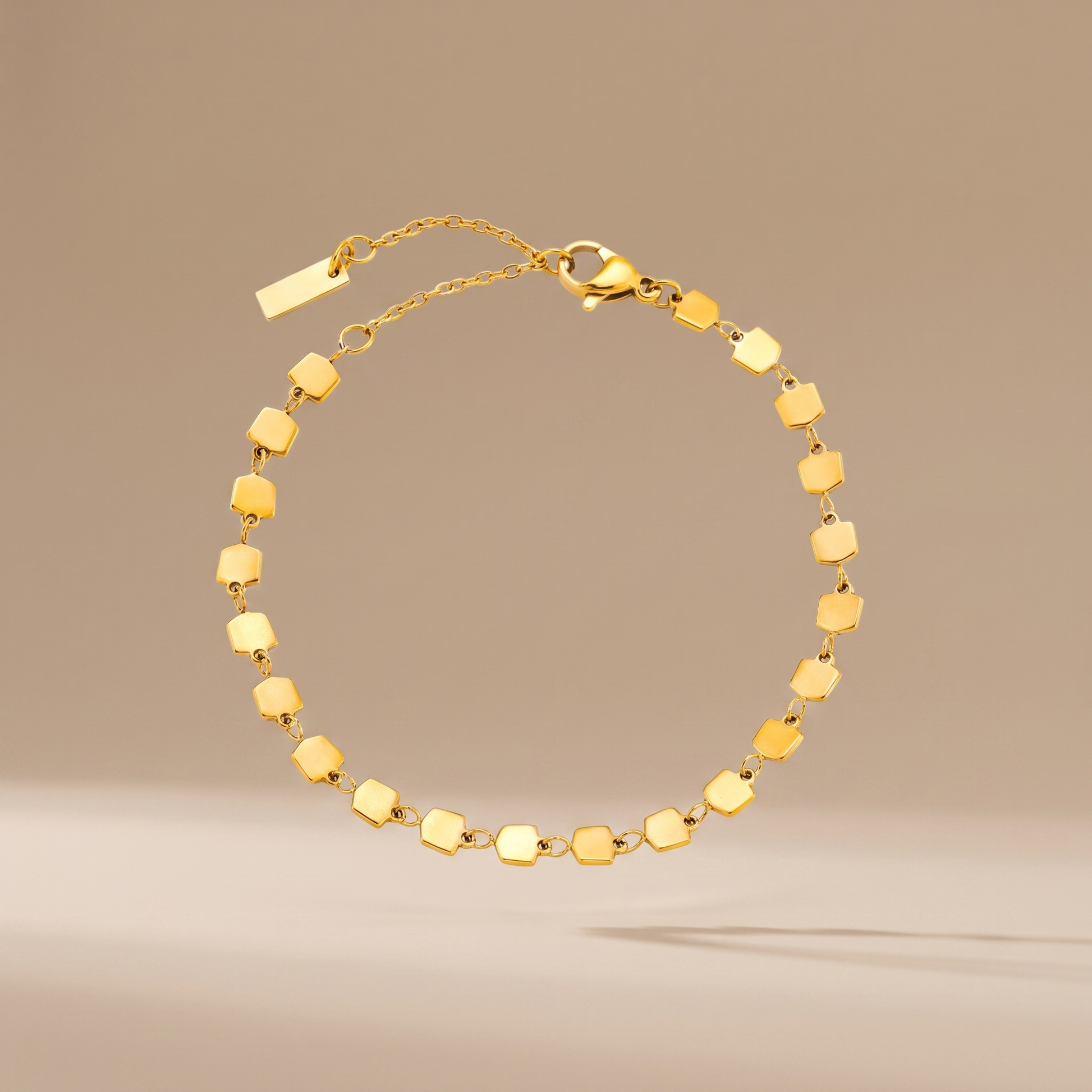 Asea Sunlit Tile Bracelet — front view
