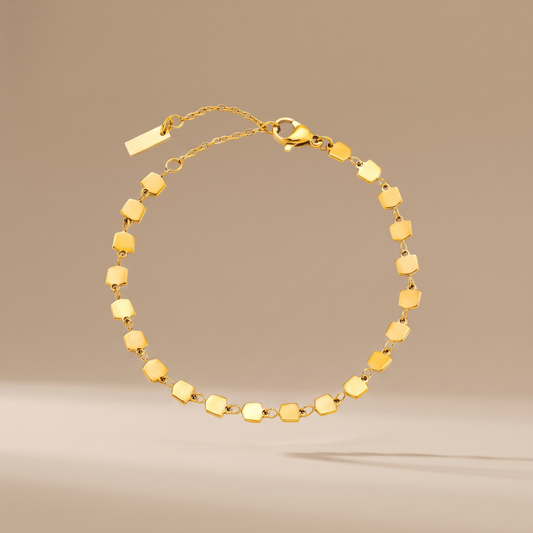 Asea Sunlit Tile Bracelet — front view