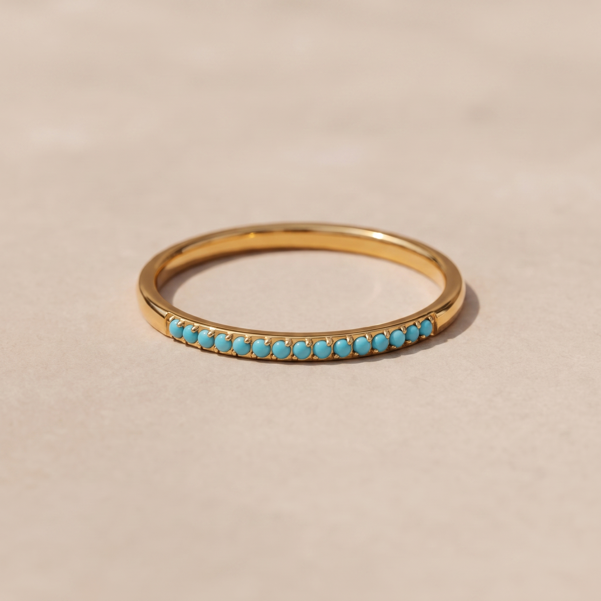 Asea Dainty Turquoise Ring — close-up detail