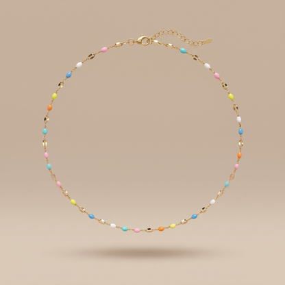 Asea Dainty Rainbow Choker — 14K Gold Color