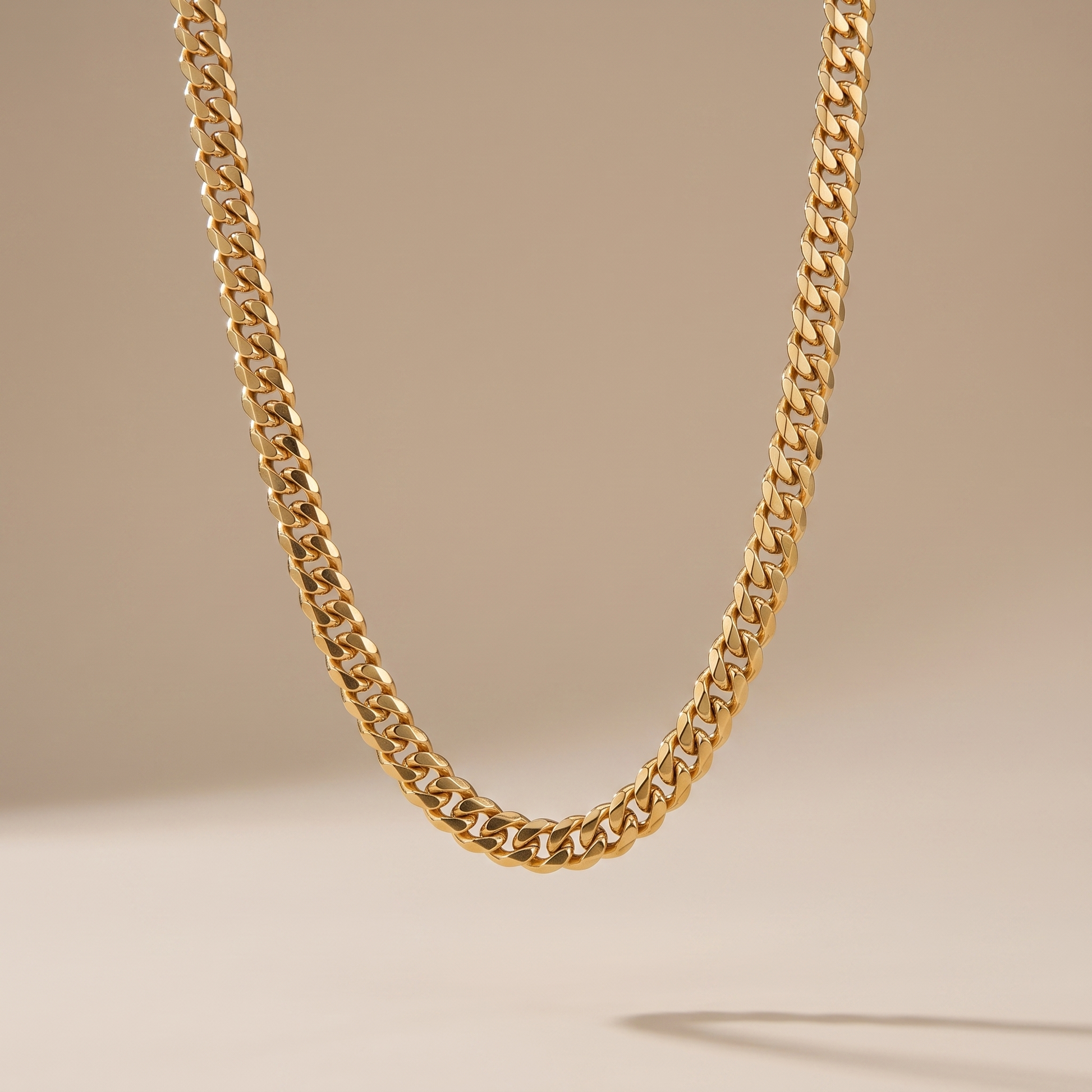 Asea Alghero Cuban Chain Necklace — front view