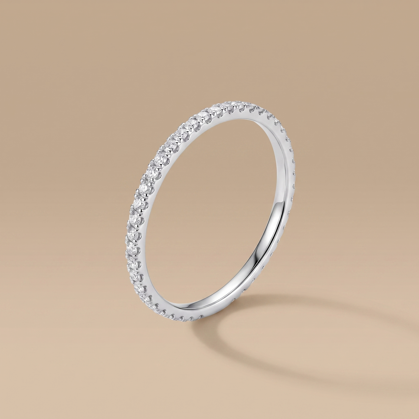 Asea Glimmer Zircon Ring — Silver color