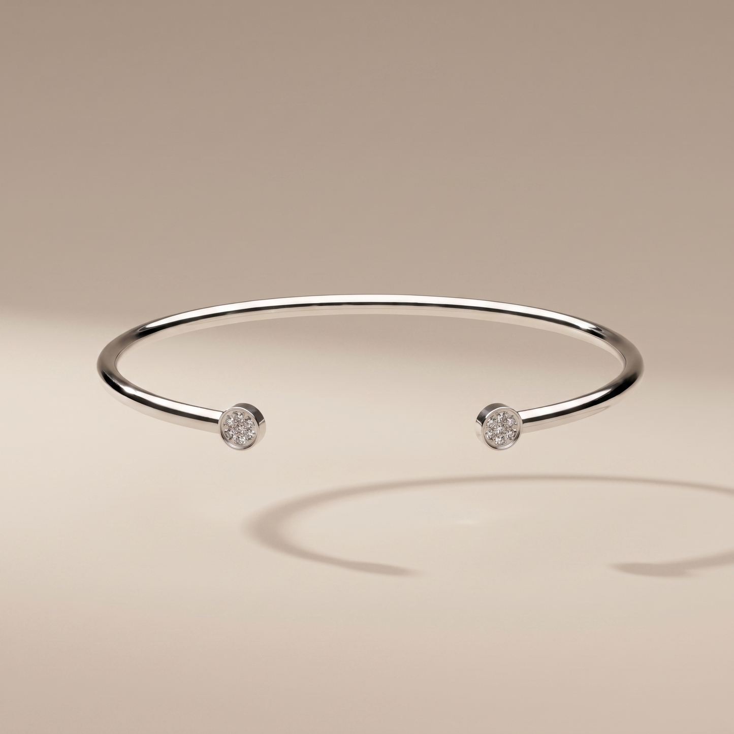 Asea Marisol Pavé Cuff — Silver Color