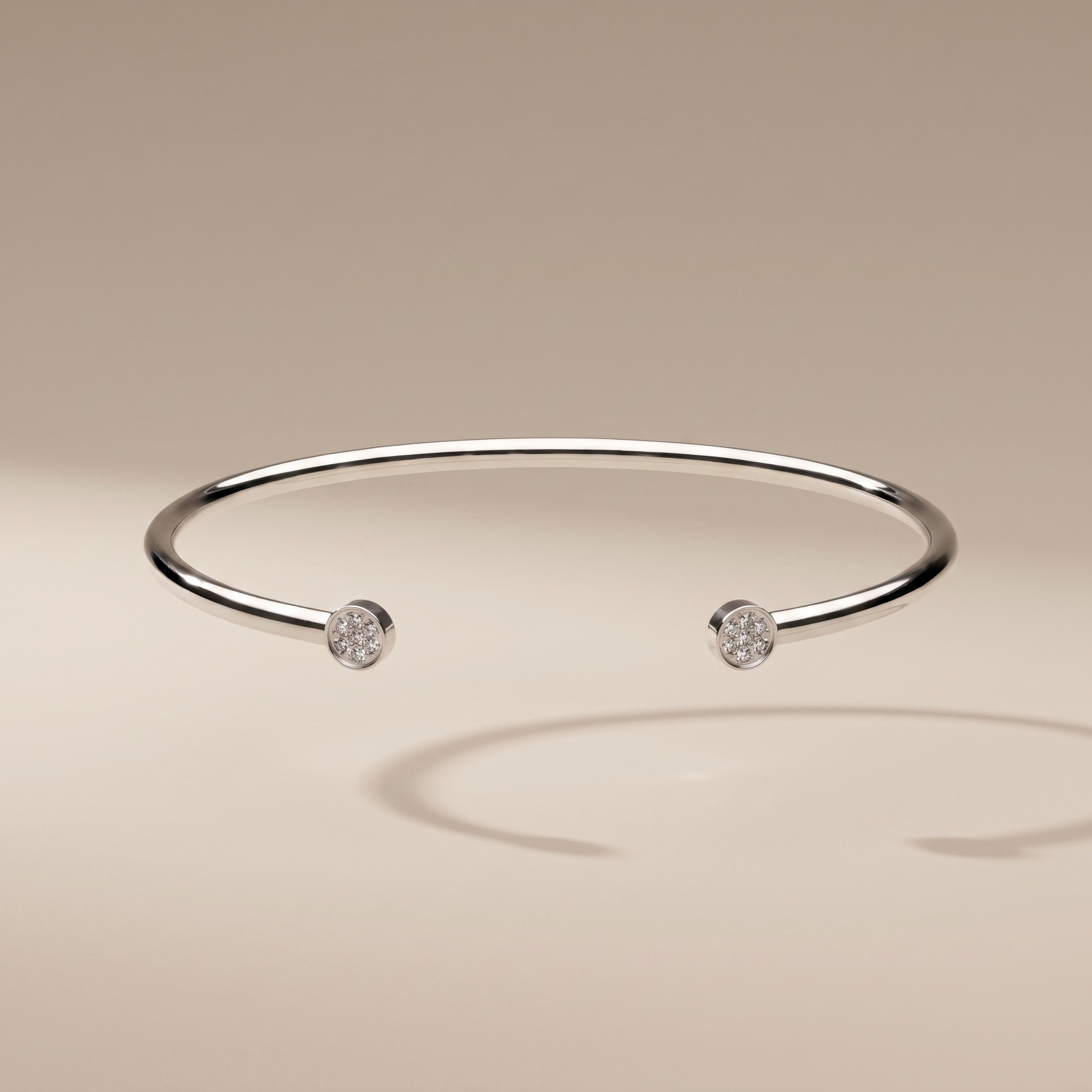 Asea Marisol Pavé Cuff — Silver Color