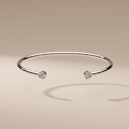 Asea Marisol Pavé Cuff — Silver Color