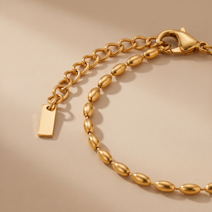 Asea Pebble Bead Bracelet — close-up detail