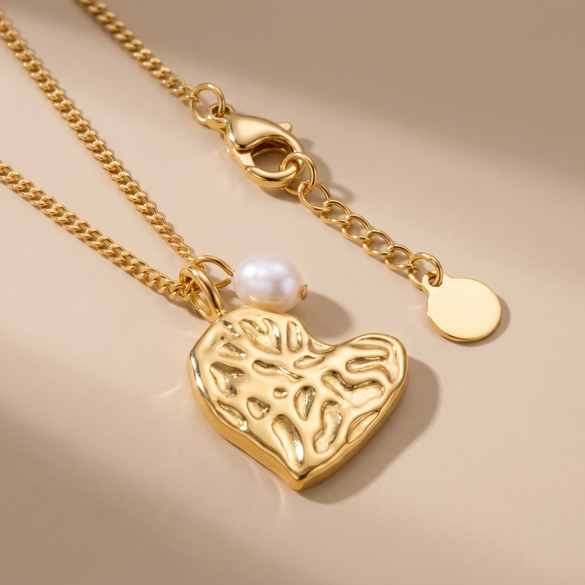 Asea Valentine Heart Necklace — close-up detail