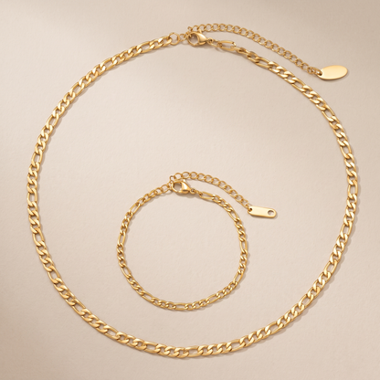 Asea Figaro Chain Duo Set — front view
