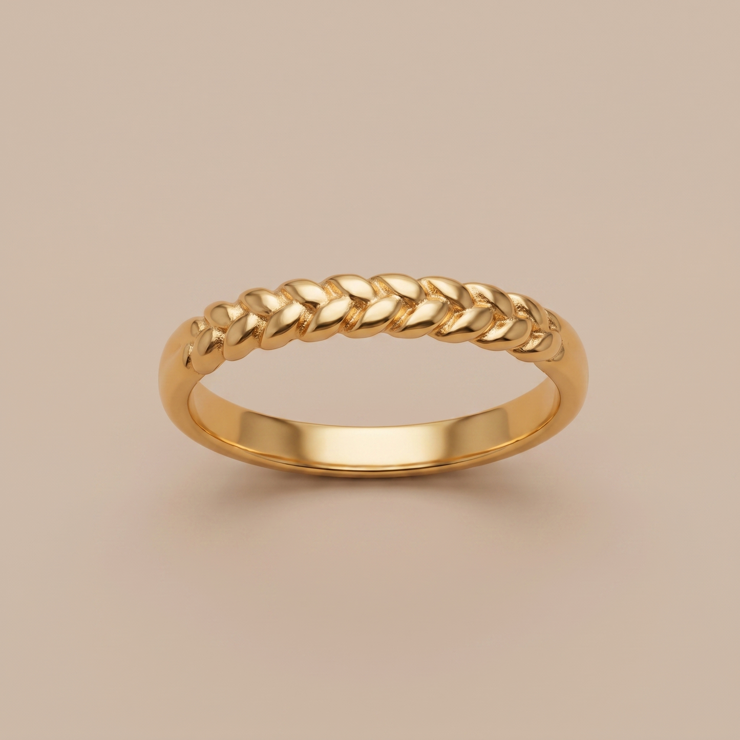 Asea Laurel Wreath Band Ring — front view