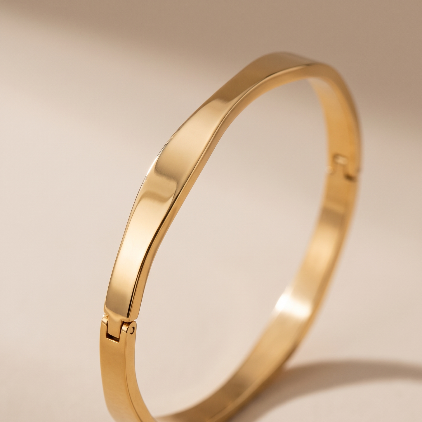 Asea Organic Wave Bangle — close-up detail
