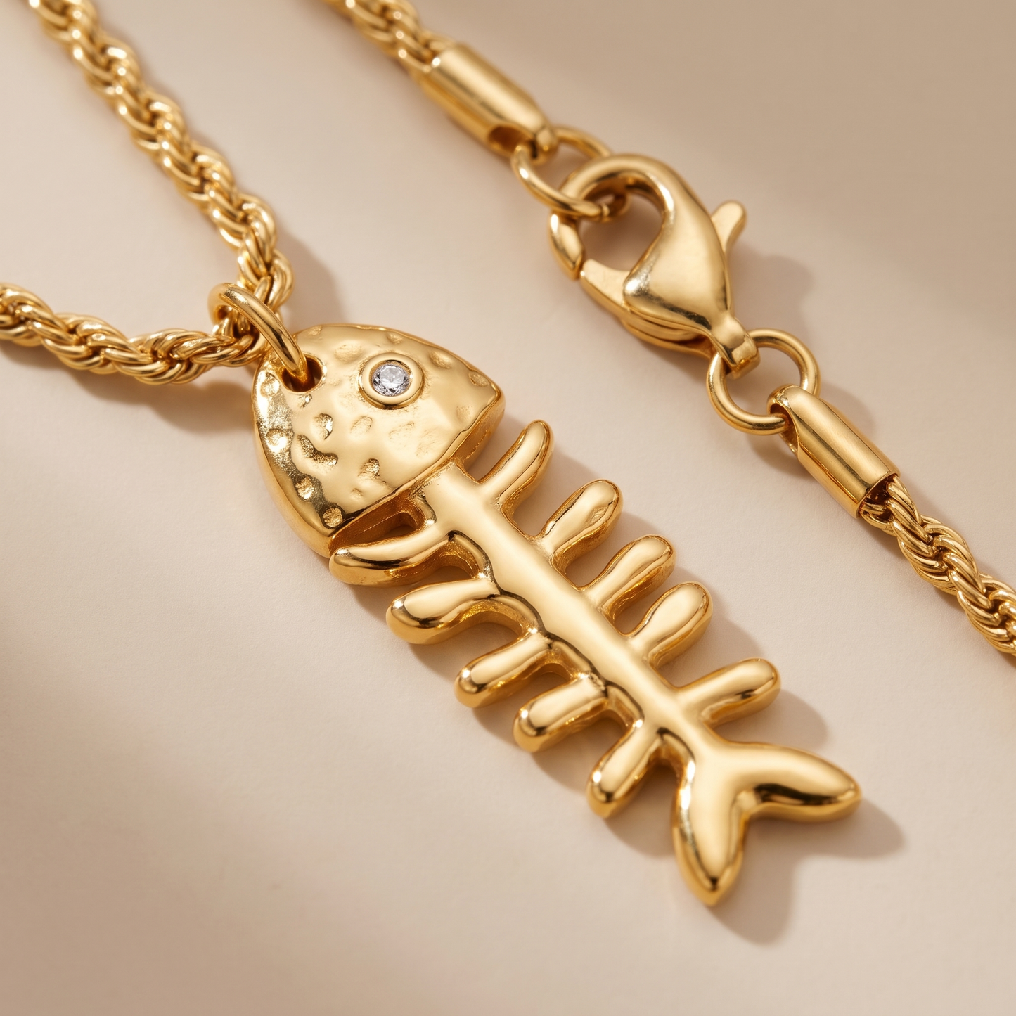 Asea Tidepool Pendant Necklace — close-up detail