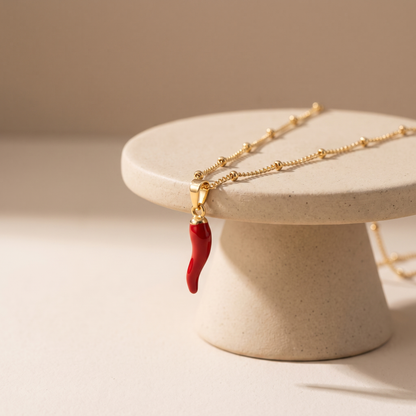 Asea Chilli Pepper Pendant — angle
