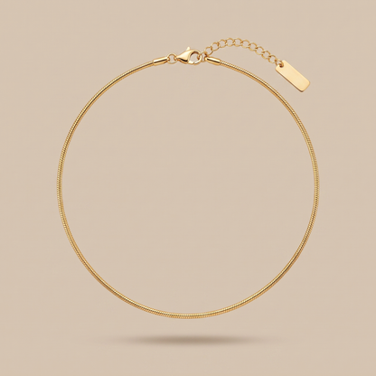 Asea Sleek Fine Chain Choker — front view