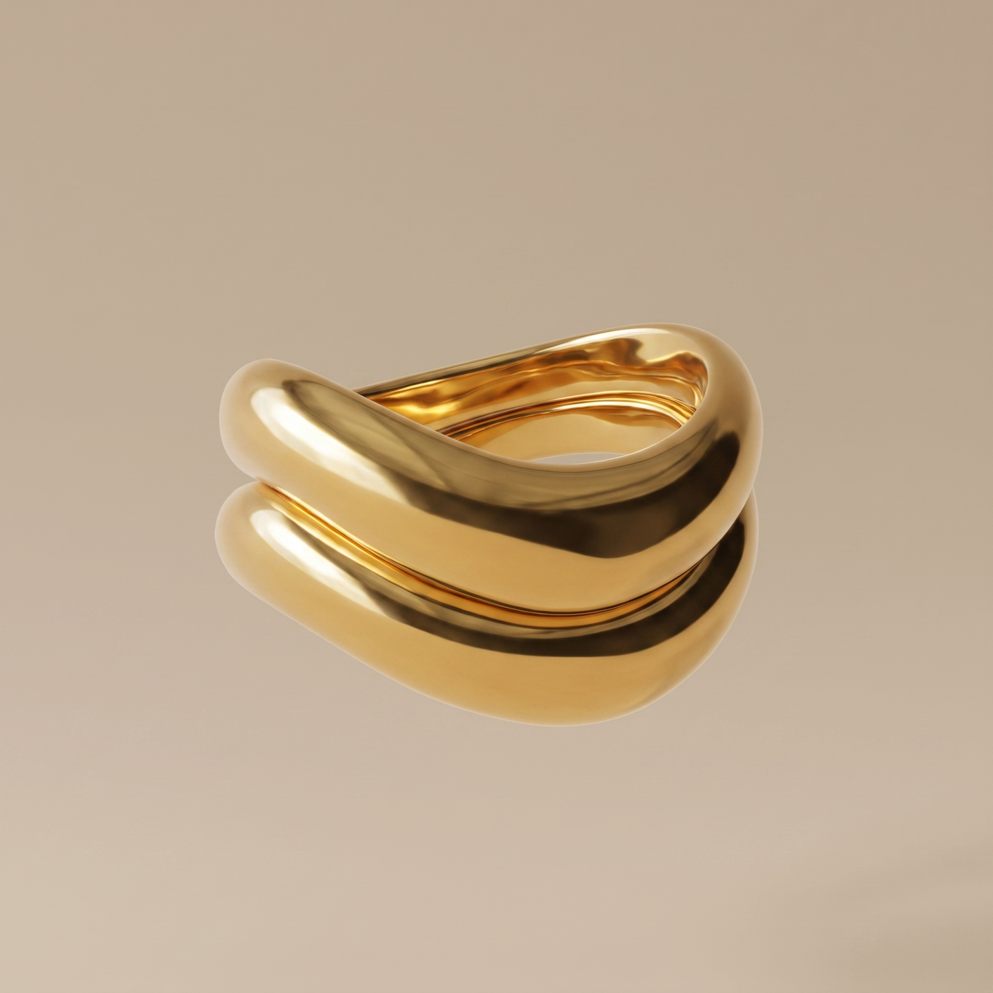 Asea Double Take Ring Duo — front view