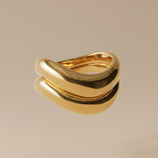 Asea Double Take Ring Duo — front view