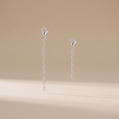 Asea Necklace Extender Chain — Silver Color