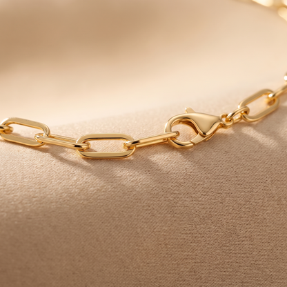 Asea Vieques Paperclip Chain Choker — close-up detail