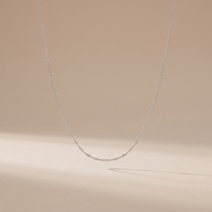 Asea Ponza Ball Bead Choker — Silver color