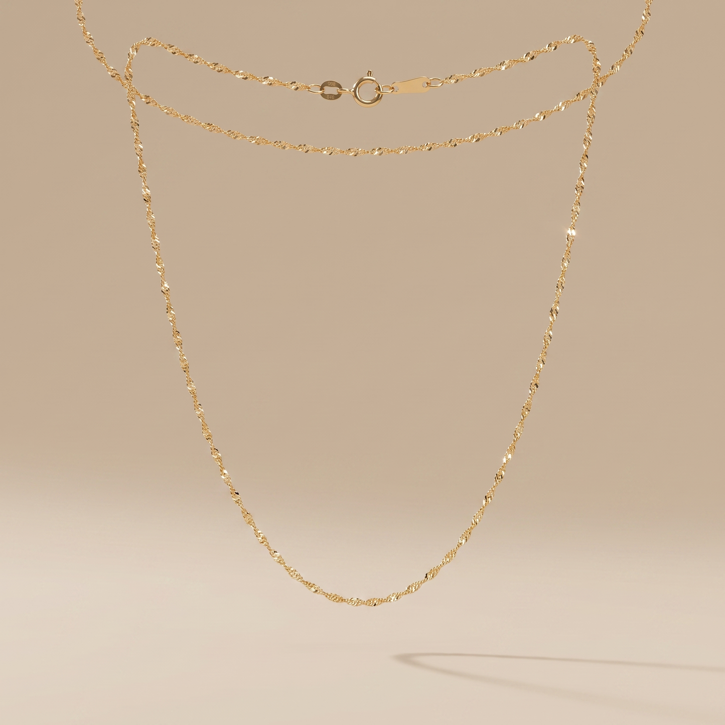 Asea Ericeira Dainty Chain Necklace — front view