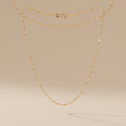 Asea Ericeira Dainty Chain Necklace — front view