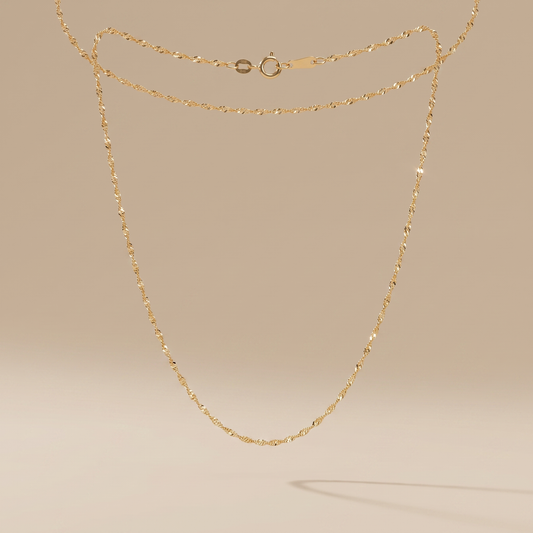 Asea Ericeira Dainty Chain Necklace — front view