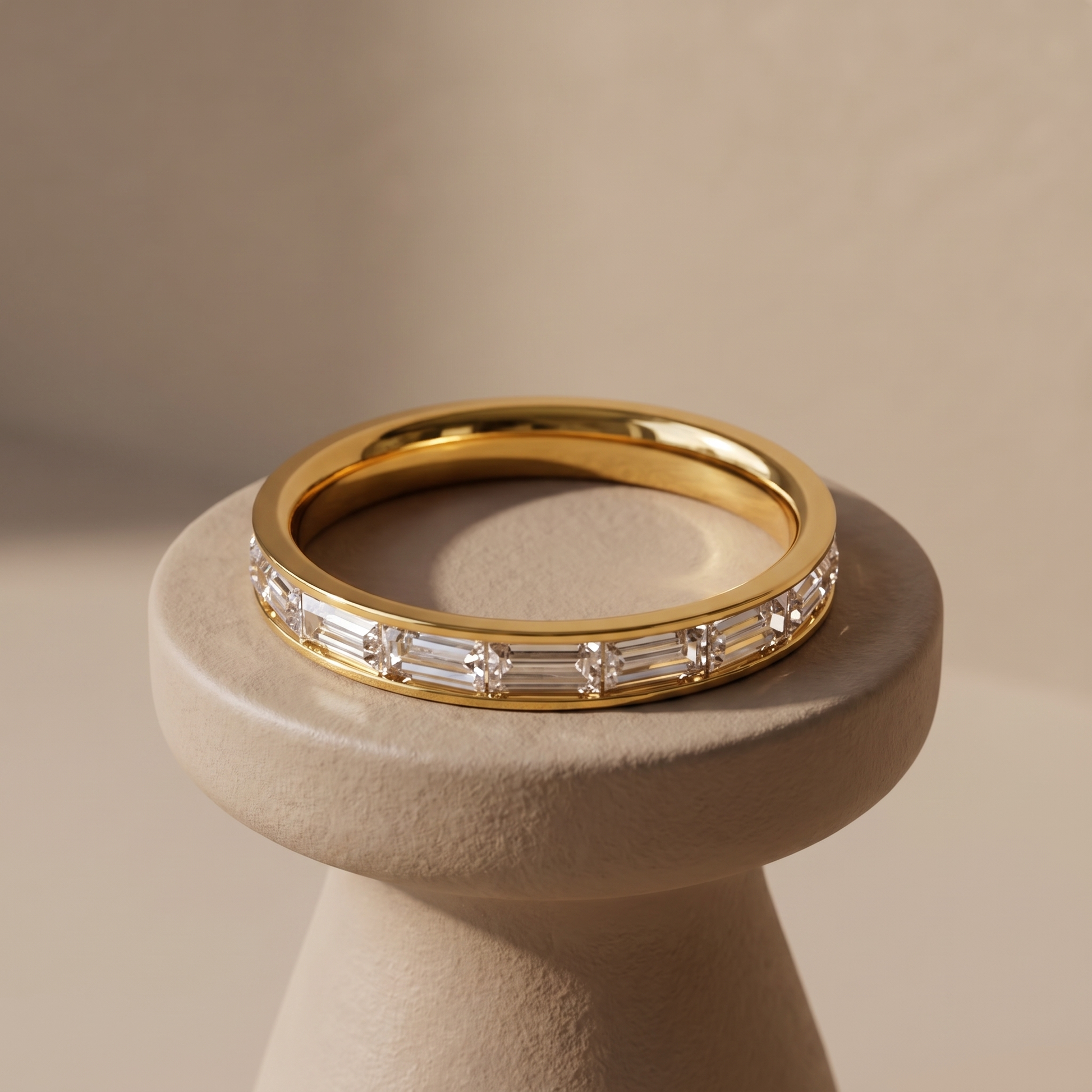 Asea Ondina Baguette Ring — angle