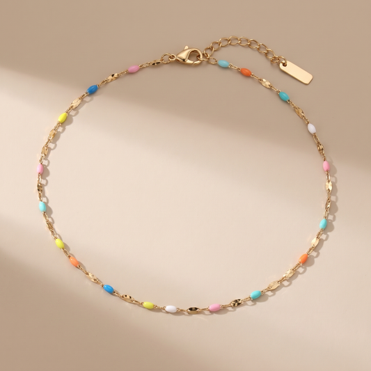 Asea Dainty Rainbow Choker — front view