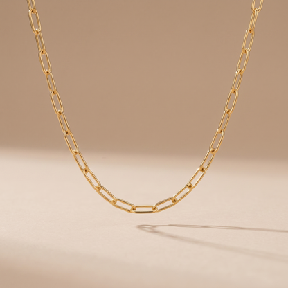 Asea Vieques Paperclip Chain Choker — front view