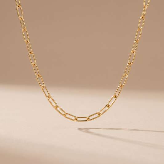 Asea Vieques Paperclip Chain Choker — front view