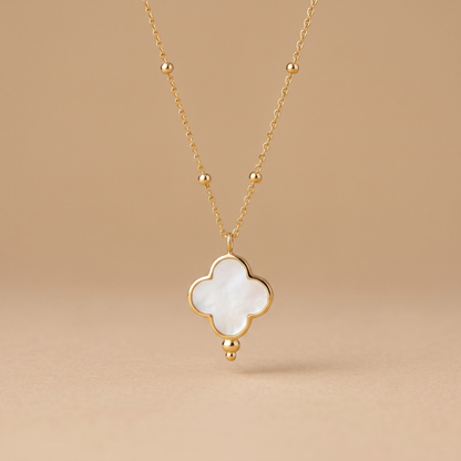 Asea Procida Quatrefoil Necklace — front view